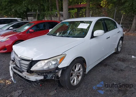 2013 Hyundai Genesis 3.8L из США, поврежденный, VIN KMHGC4DD4DU240446